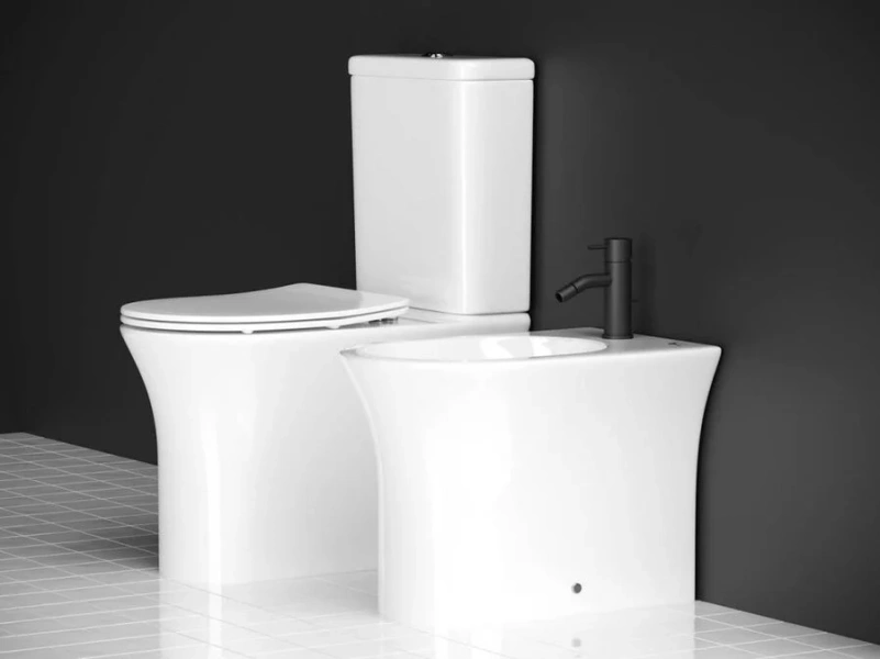 Биде напольное Ceramica Nova Star белое CN1906 (детальная фотография), круглой формы