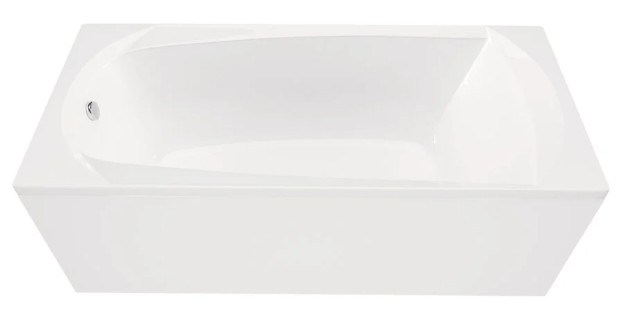 Ванна акриловая Creto Elegia 29-16070, 160 x 70, белый (детальная фотография), современныe, hi-tech
