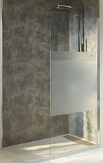 Душевая перегородка Jacob Delafon Contra 120 см профиль хром стекло матовое