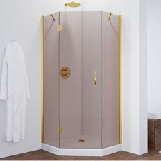 Душевой уголок стекло бронза Vegas-glass AFA-Pen 90 05 L