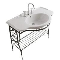 Консоль с раковиной Globo Paestum