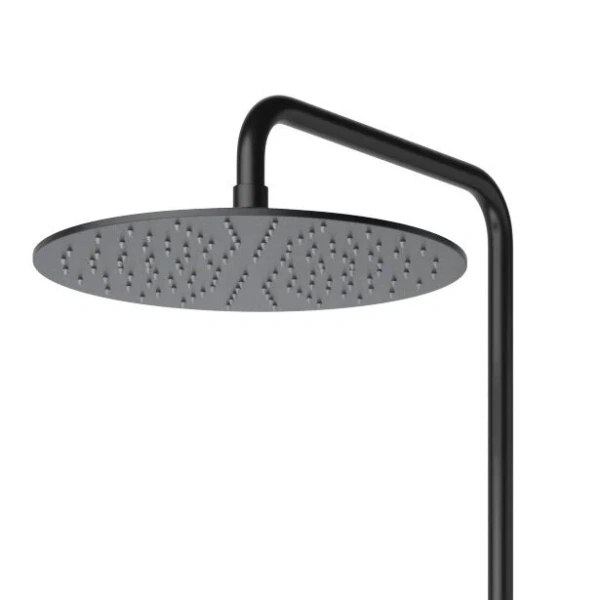 Душевая стойка Cezares Leaf черная матовая LEAF-CVDA-30-NOP (детальная фотография), черные