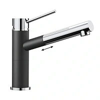 Смеситель для кухни антрацит Blanco Alta-S Compact