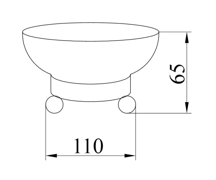 Мыльница Boheme Hermitage золото 10360 (детальная фотография), классические, ретро, декорированные