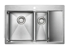 Мойка для кухни Paulmark Union PM537851 78 см прямоугольная