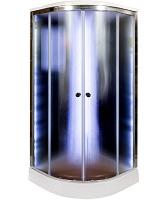 Душевая кабина Deto B 90х90 см с Led подсветкой