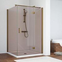 Душевой уголок профиль бронза стекло бронза Vegas-glass