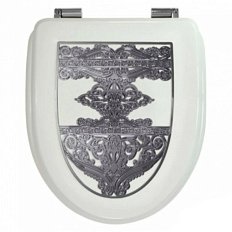 Крышка-сидение с микролифтом Migliore Milady фурнитура хром