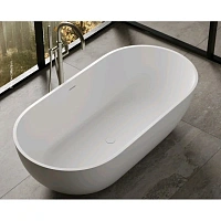 Ванна DEA Design Shadow DD8619 1650 18, 165 х 82 см, искусственный камень, цвет белый матовый