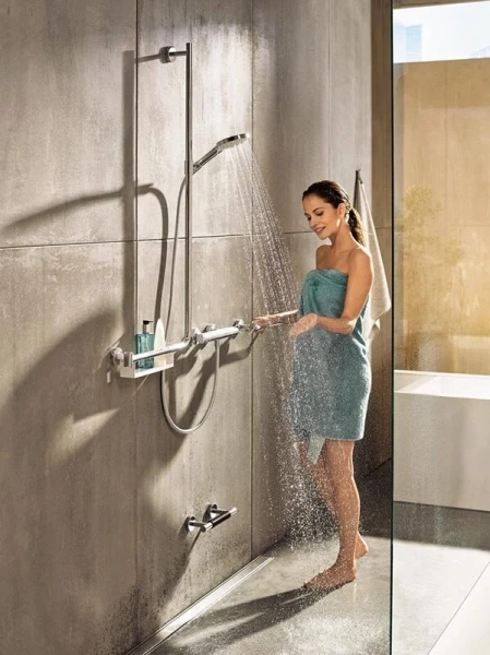 Душевой гарнитур Hansgrohe Raindance Select S 2632 со съемной полочкой (детальная фотография), в наличии, нет в наличии index_1