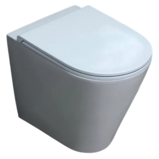 Унитаз напольный Azzurra Forma безободковый FMVCTPE00000BI/(FOR100E/P bi) (детальная фотография)