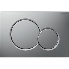 Клавиша смыва Geberit Sigma 01 лакированная матовый хром