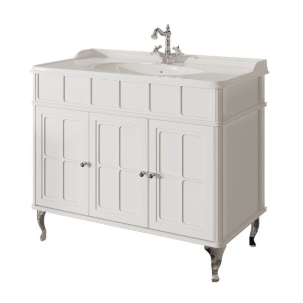 Тумба под раковину напольная Caprigo Borgo 100 см Bianco 33424-B231 (детальная фотография)