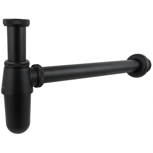 Сифон для раковины Акватек черный матовый - фото 2