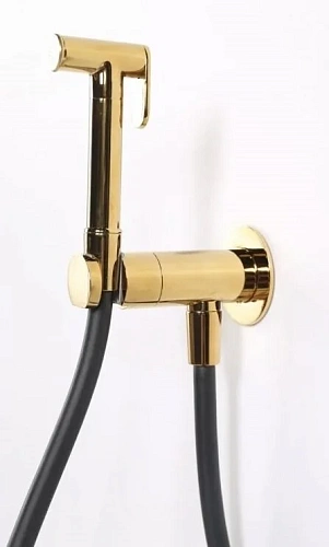 Гигиенический душ со смесителем Cezares Leaf Gold PVD - фото 4