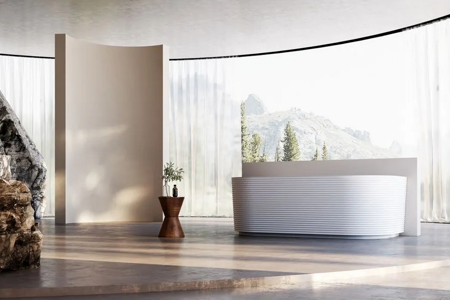 Ванна акриловая Abber 170x80 см белая AB9440-1.7 (детальная фотография), современныe, hi-tech