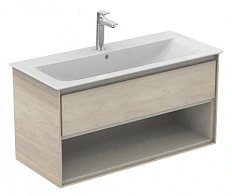 Тумба под раковину подвесная Ideal Standard Connect Air 100 см светло-коричневая