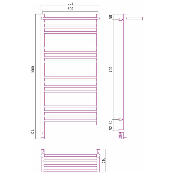 Схема (детальная фотография), лесенка, вертикальные