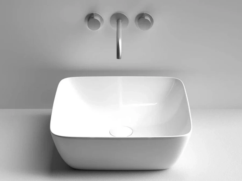 Раковина Ceramica Nova Form 41 см накладная CN2002 (детальная фотография), белые