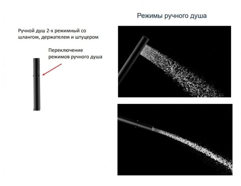 Душевая стойка Cezares Eco черный матовый ECO-CD-T-NOP (детальная фотография), с термостатом