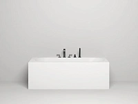 Ванна из искусственного камня Salini Fabia 180x80 см белая матовая