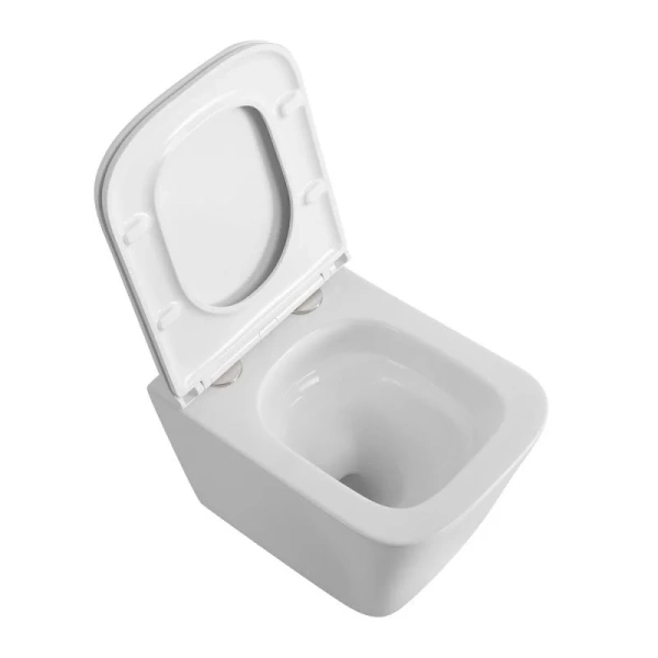 Унитаз подвесной BelBagno Ardente-R безободковый BB520CH-TOR/SC (детальная фотография), белые