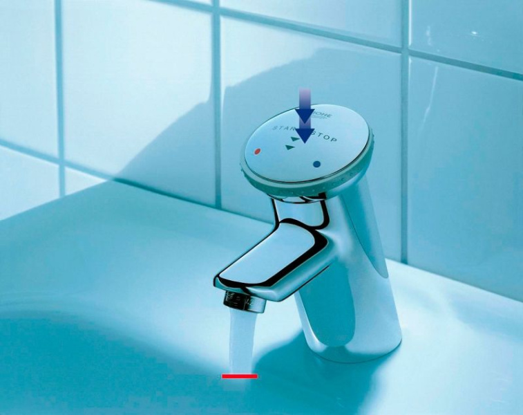 Смеситель для раковины Grohe Contromix Public 36109000 (детальная фотография), современные, hi-tech