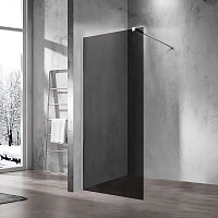 Душевая перегородка Vincea Walk-in 100 см хром стекло тонированное