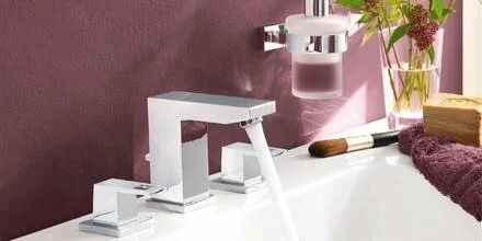 Смеситель для раковины Grohe Eurocube 20351000 (детальная фотография), хром