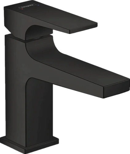 Смеситель для раковины Hansgrohe Metropol матовый черный - фото 3