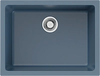 Мойка для кухни Omoikiri Okinoshima 61-U/I SB 61 см smoky blue