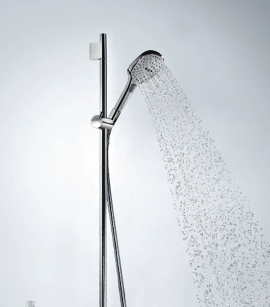 Душевой гарнитур Hansgrohe Raindance Select белый/хром 26620400 (детальная фотография), хром, белые