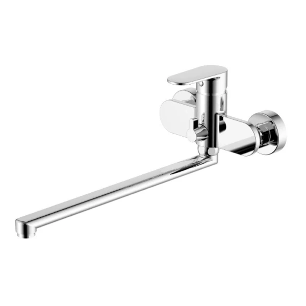 Смеситель для ванны Акватек Ника хром AQ1842CR (детальная фотография)