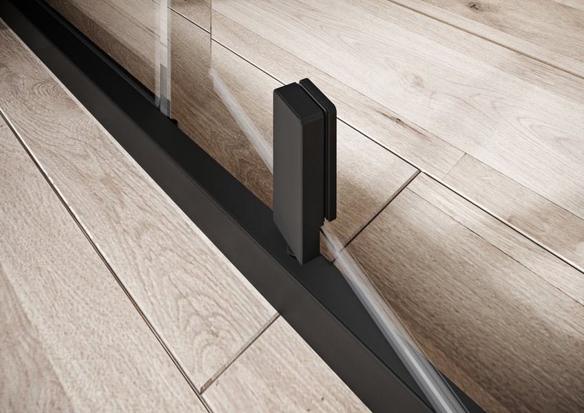 Душевая дверь в нишу Ravak Nexty NDOP2 120 см профиль черный 03OG0300Z1 (детальная фотография), 120 см