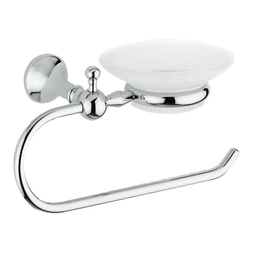 Полотенцедержатель и держатель мыла для ванной хром  Bagno & Associati Regency RE 239 51 CR (детальная фотография)