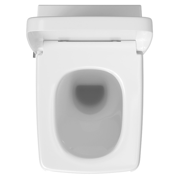 Унитаз подвесной с функциями VitrAflush и VitrAfresh безободковый, с емкостью для чистящей жидкости с функцией биде и встроенным смесителем Vitra Metropole 7672B003-1087 7672B003-1687 (детальная фотография), подвесные