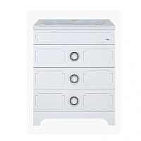 Тумба под раковину напольная Misty Лейла 60 см белая