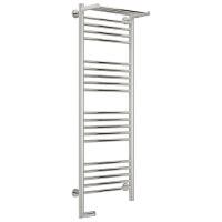 Полотенцесушитель электрический левый, с полкой цвет без покрытия Сунержа Богема 2.0 1200х400