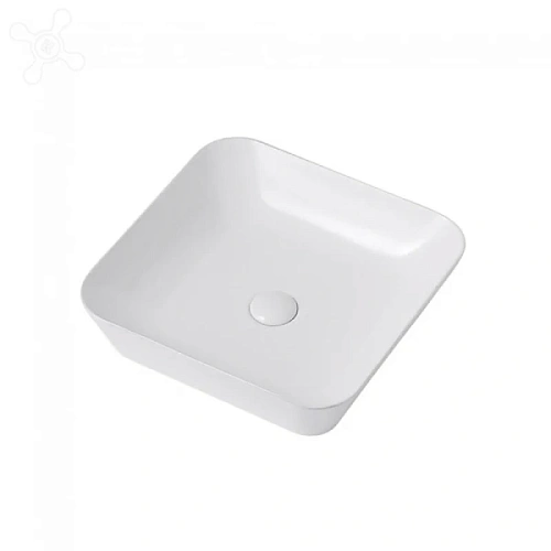 Раковина Abber Rechteck 43 см белая - фото 1