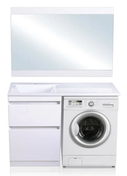 Тумба под раковину напольная Style Line Даллас 58 см белая СС-00002338 (детальная фотография) index_1