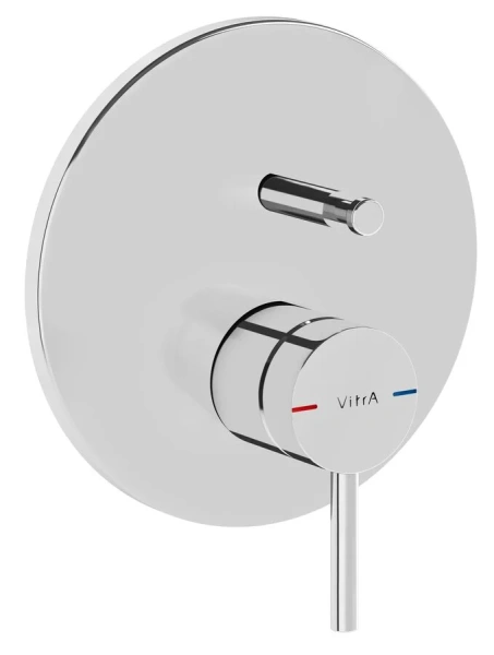 Душевой комплект VitrA Origin с внутренней частью, хром A49266EXP (детальная фотография), душевые комплекты, наборы