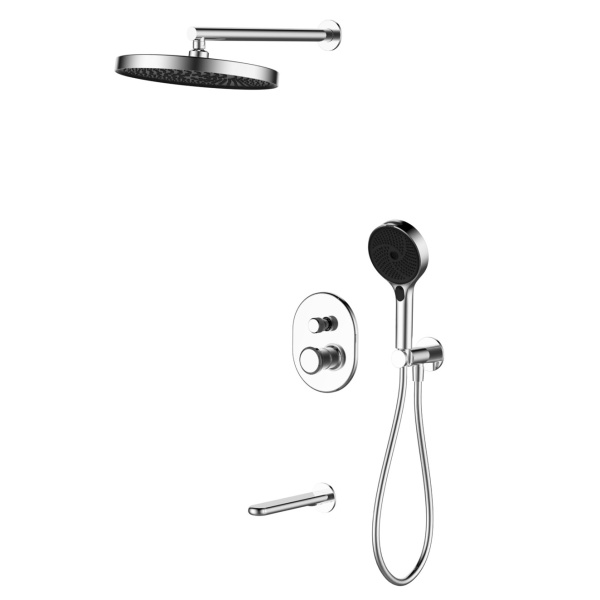 Душевой комплект ALTROBAGNO Ricco 040306 хром ALTROBAGNORicco040306Cr (детальная фотография)