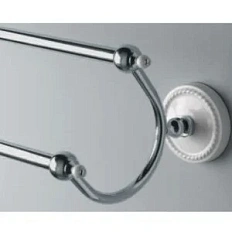 Полотенцедержатель для ванной двойной, цвет хром, Devon&Devon Dorothy