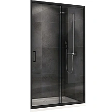 Душевая дверь Abber Schwarzer Diamant 110 см раздвижная