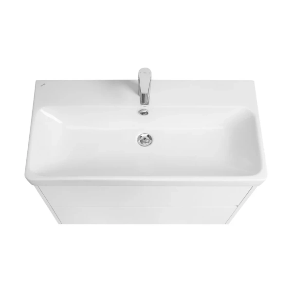 Тумба с раковиной подвесная Акватон Сканди 1A2519K0SD 90 см ЛДСП (детальная фотография), современная, hi-tech