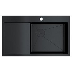 Мойка для кухни Omoikiri Akisame 86-GB-R 86 см правая графит