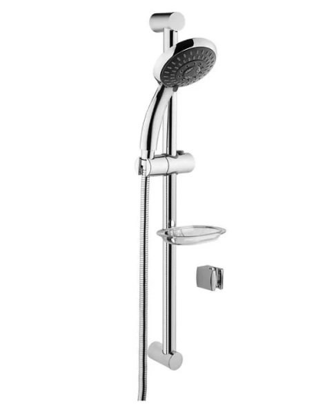 Душевой набор 3В1 VitrA Minimax S A49153EXP (детальная фотография), хром