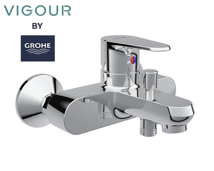Смеситель для ванны GROHE Vigour Clivia хром 75144026 (детальная фотография)