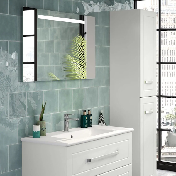 Зеркало с подсветкой Gustavsberg Iconic/Puristic 80 см прямоугольное GB71CCML80 (детальная фотография), в наличии