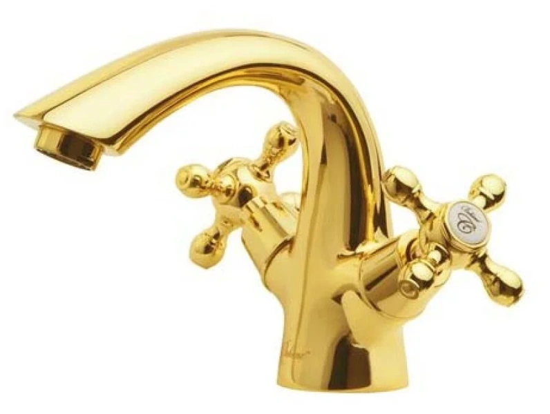 Смеситель для раковины Boheme Tradizionale Oro двухвентильный 291 (детальная фотография)